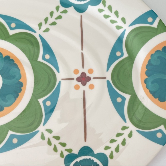 New! Home 19 3/4” x 14” Melamine Oval Turkey Serving Platter Green - Picture 7 of 9